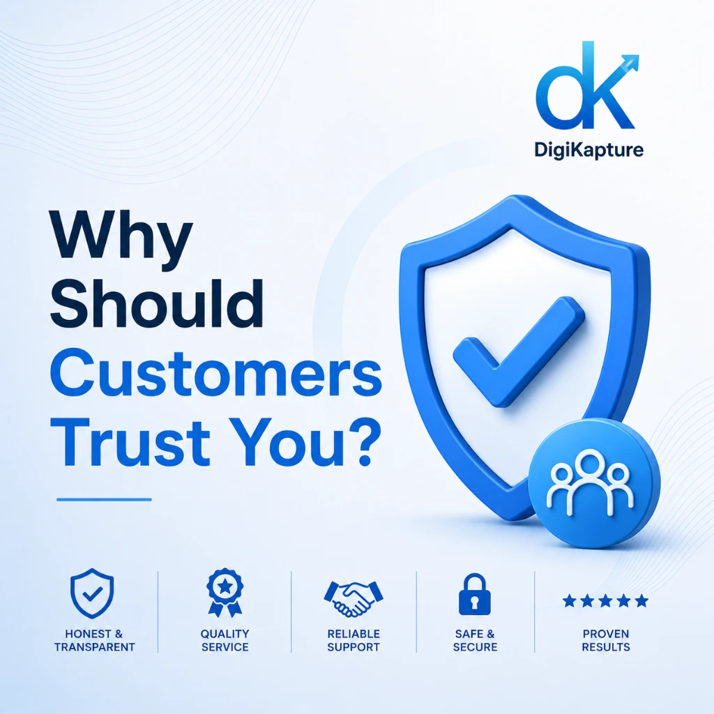 Business Website Questions focused on customer trust and credibility